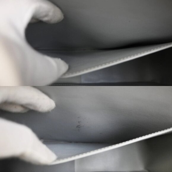 LOUIS VUITTON Columbus Shoulder Bag Monogram Vernis Lime Yellow - Picture 14 of 16